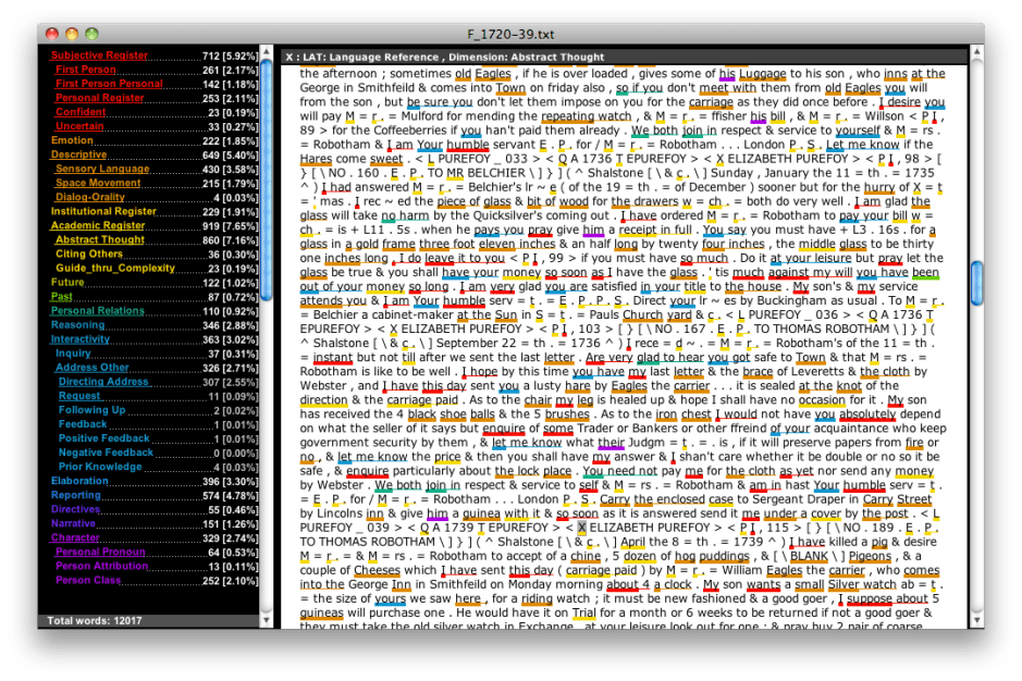 F_1720-39.txt, as seen in Docuscope's Single Text Viewer